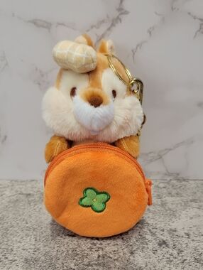 Rare Hong Kong Chip 'N" Dale Chip Plushie with attached coin purse
